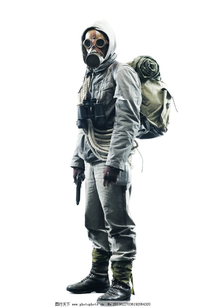 未来战场上的生化防线 防生化防毒面具与生化士兵